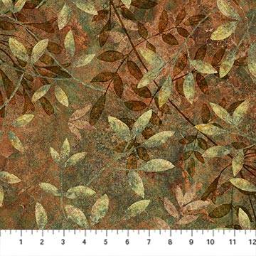 Organics - Stonehenge Leaves - Dark Rust/Multi