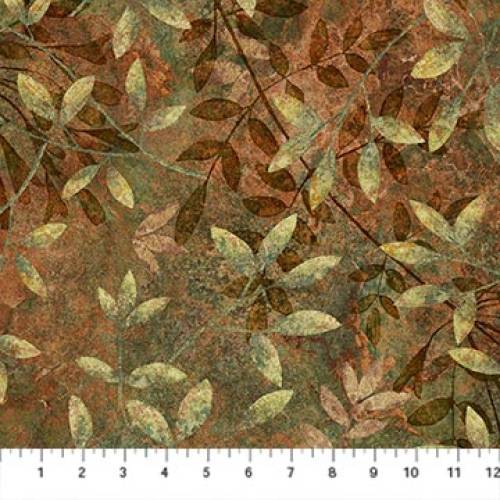 Organics - Stonehenge Leaves - Dark Rust/Multi