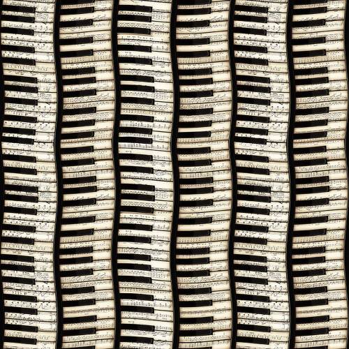 Vivace Piano Keys - Beige