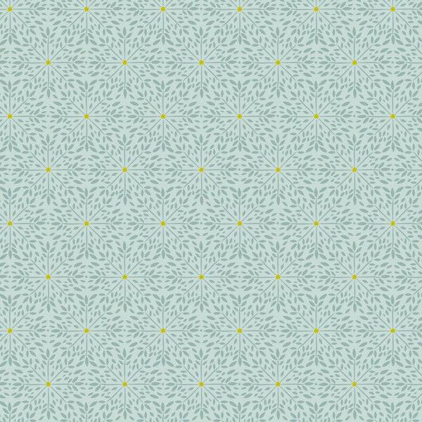 Winter Solstice Winter Star Verdigris (with gold metallic)