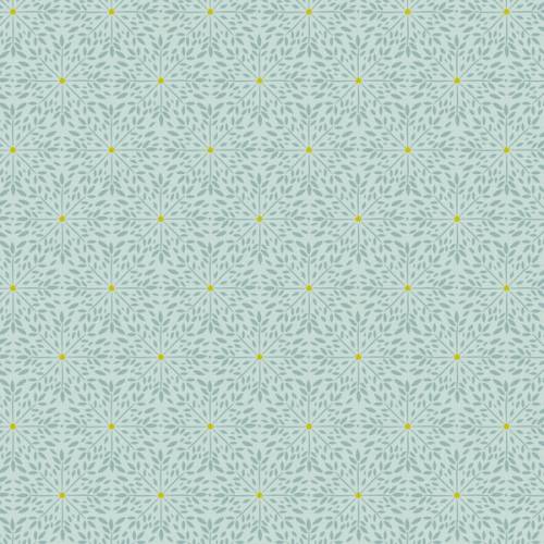 Winter Solstice Winter Star Verdigris (with gold metallic)