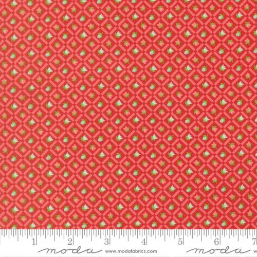 Bloomsberry Checks and Plaids Flower - Red