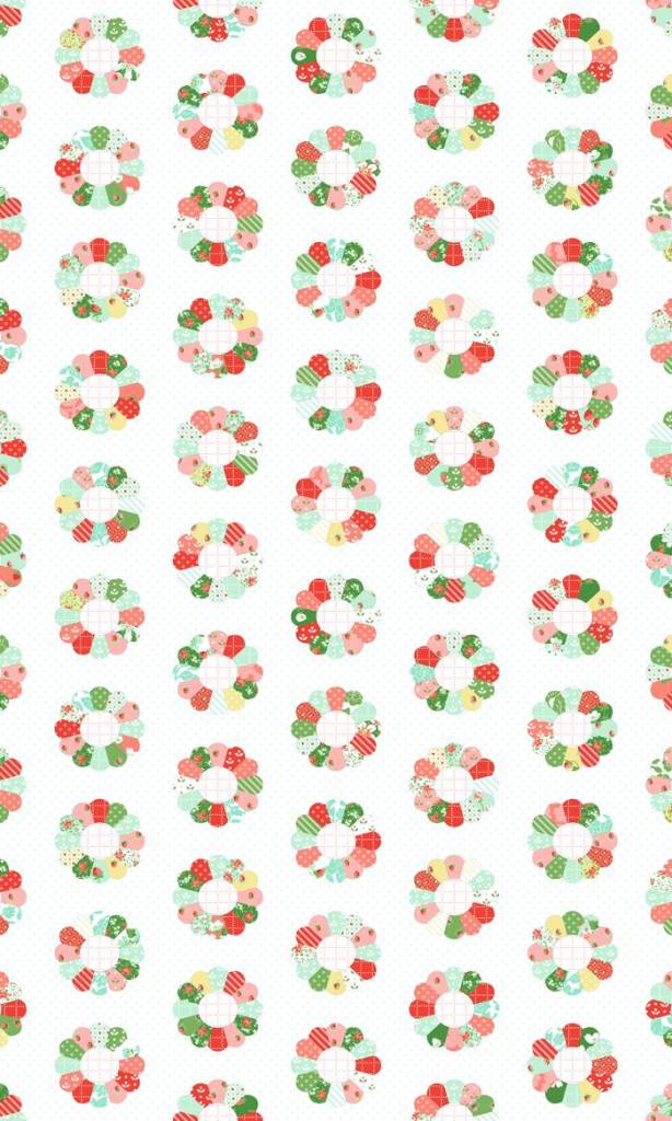 Bloomsberry Bloom Patchowrk Cheater 60" wide