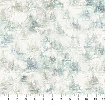 Altitude Mini Trees - Off White/Blue