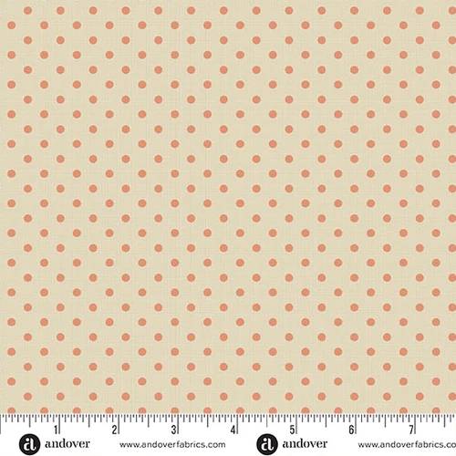 Quiltessential Minis Mini Dot - Tiger Lily