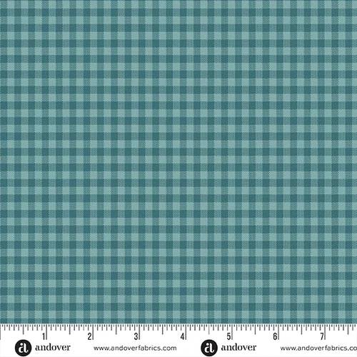 Quiltessential Minis Gingham - Peacock