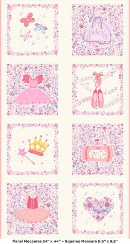 Dance Class Dance Class Panel 24"x44" - Cream