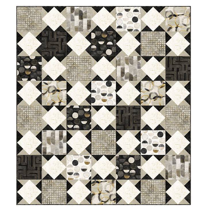 Jive and Wail Throw Quilt Kit