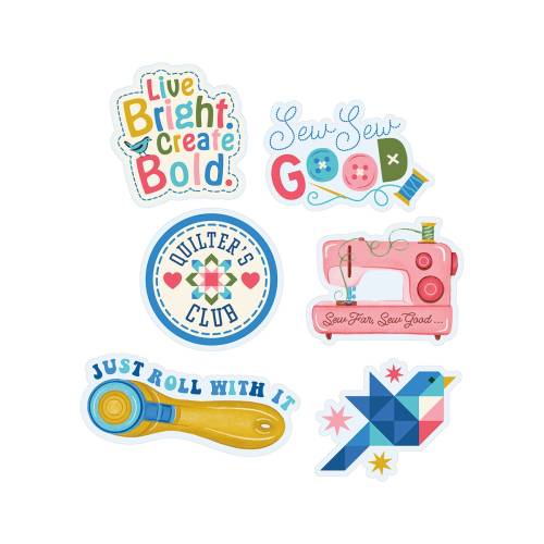Riley Blake Designs Vinyl Stickers - Pack 1