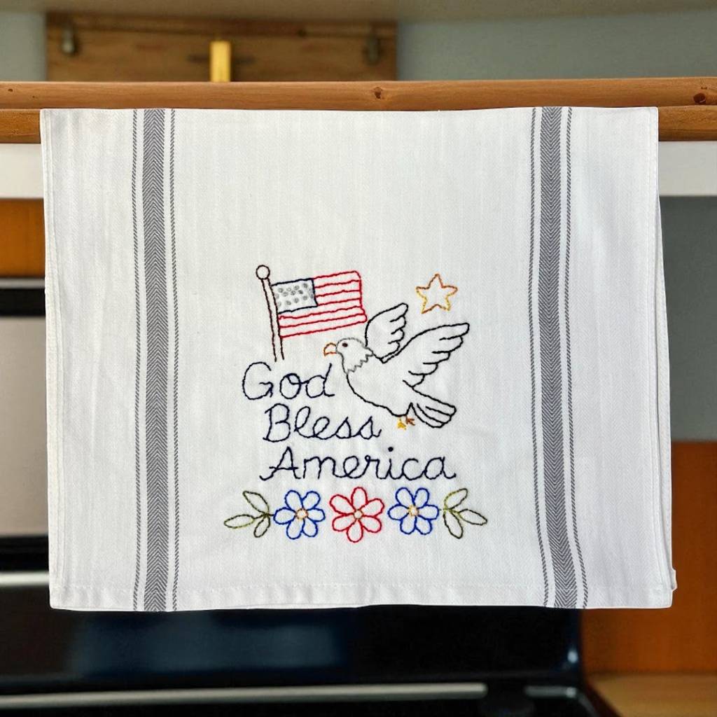 America Embroidery Towel