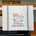 America Embroidery Towel image 1