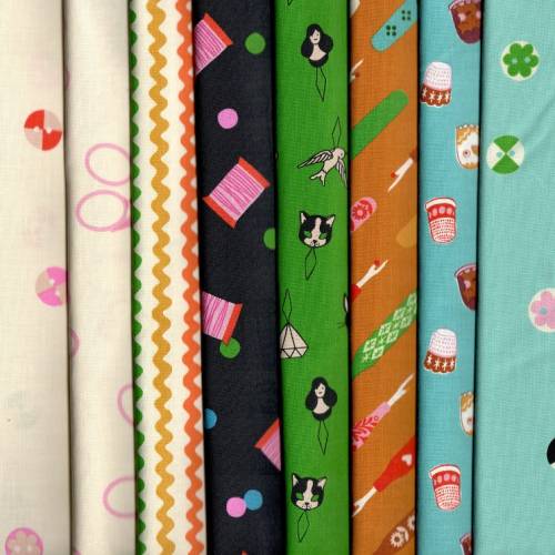 1-800-Notion Fabric Pack - 8 Fat Quarters
