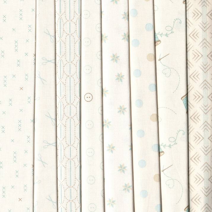 Sewing Bird Fabric Pack - 8 Fat Quarters