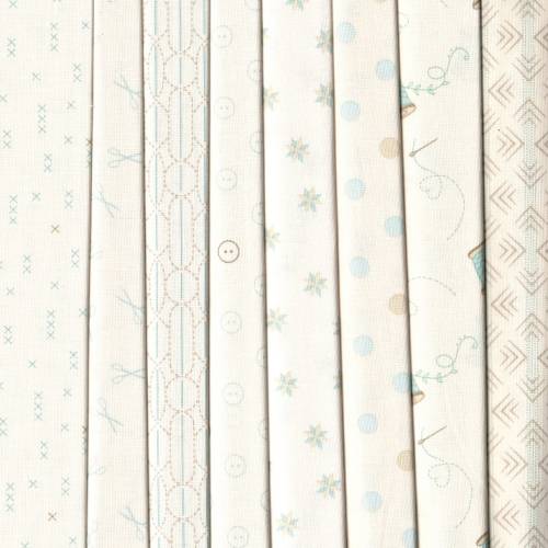 Sewing Bird Fabric Pack - 8 Fat Quarters