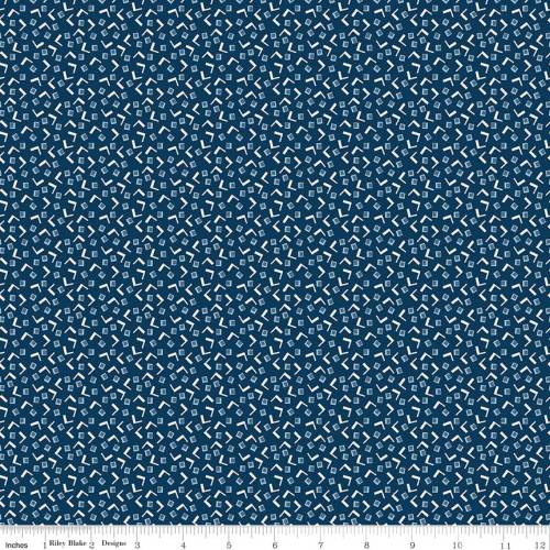 Denim & Daisy Tiny Squares - Oxford Blue
