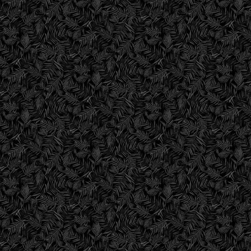 Welcome Winter Fir Texture - Black