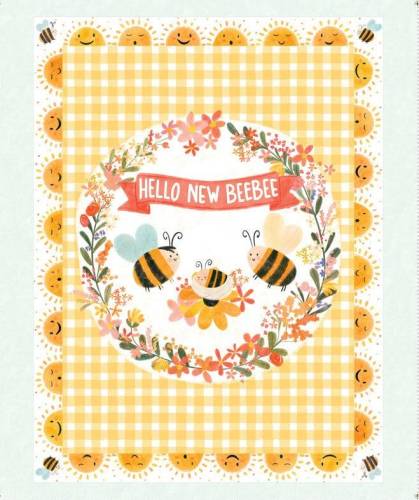 Bee My Baby New Beebee 36" Panel