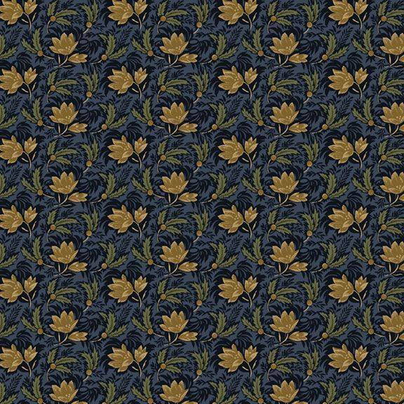 Sturbridge Village Charm Tulips Navy