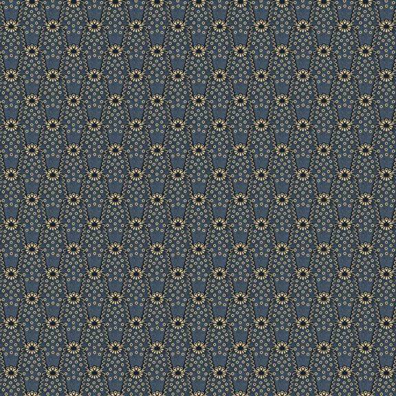 Sturbridge Village Charm Interlocking Blue