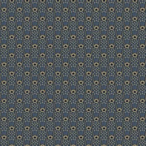 Sturbridge Village Charm Interlocking Blue
