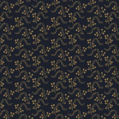 Sturbridge Village Charm Tiny Berries Navy