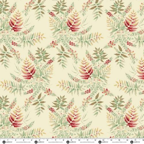 Secret Stash Favorites - Blue Willow Fern - Almond