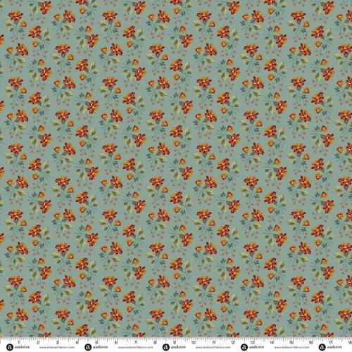 Secret Stash Favorites - Blue Willow Wildflower - Seafoam