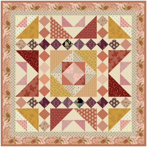 Secret Seasons Quilt - Amber - FREE PATTERN DOWNLOAD