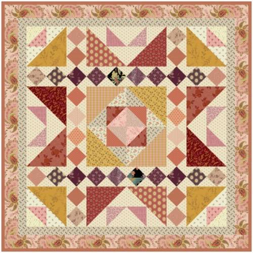 Secret Seasons Quilt - Amber - FREE PATTERN DOWNLOAD