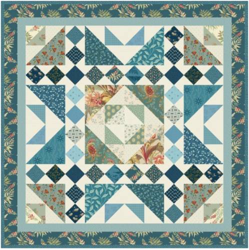 Secret Seasons Quilt - Blue Willow - FREE PATTERN DOWNLOAD