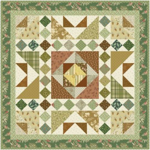 Secret Seasons Quilt - Chestnut - FREE PATTERN DOWNLOAD