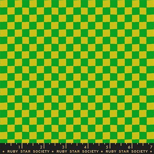 Ruby Star Society: 1-800-Calico Block Print - Verdant