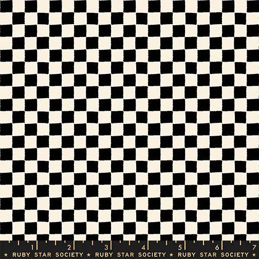Ruby Star Society: 1-800-Calico Block Print - Black