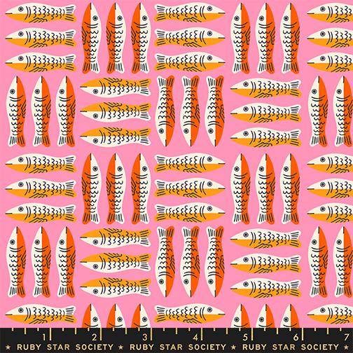 Ruby Star Society: 1-800-Calico Little Sardines - Lucky Pink