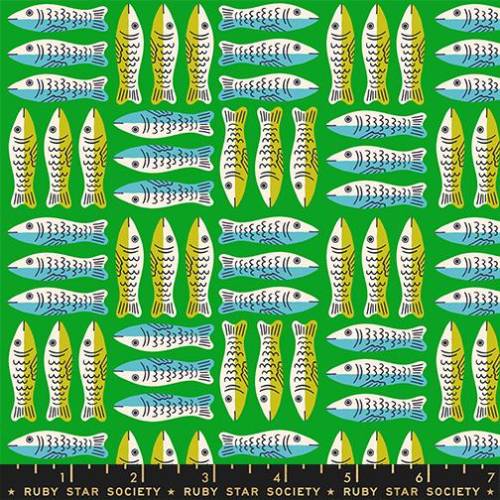 Ruby Star Society: 1-800-Calico Little Sardines - Verdant