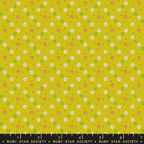 Ruby Star Society: 1-800-Calico Bandana Ditsy - Pistachio