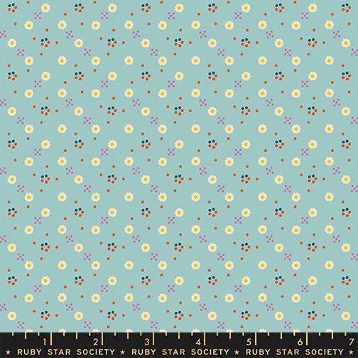 Ruby Star Society: 1-800-Calico Bandana Ditsy - Saltwater