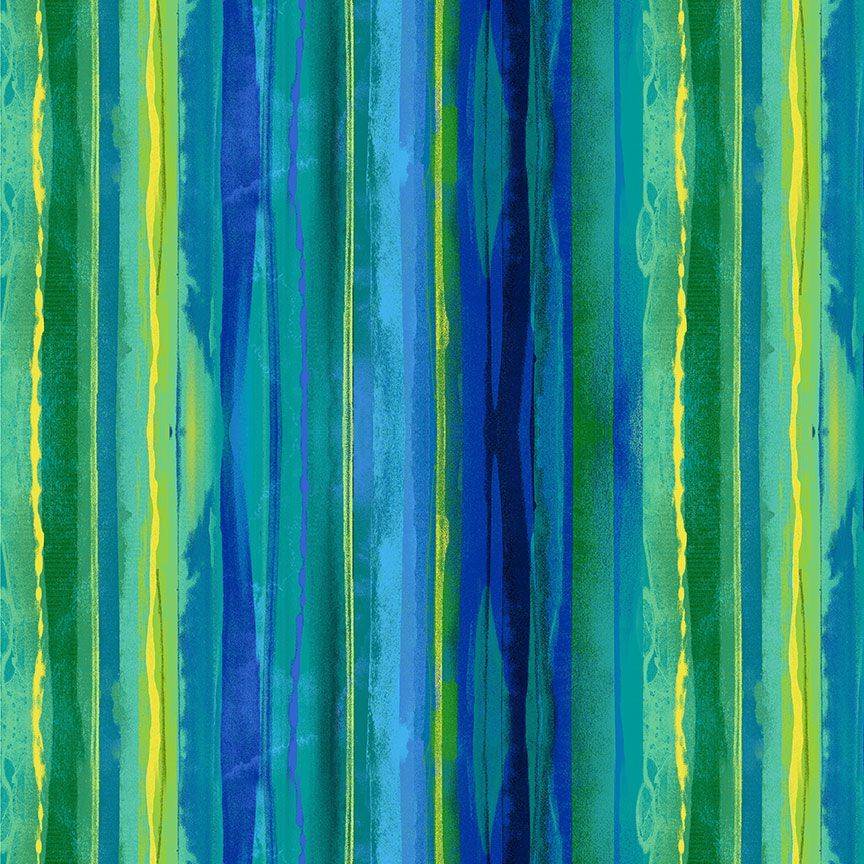 Provence Aquarelle Stripes - Green