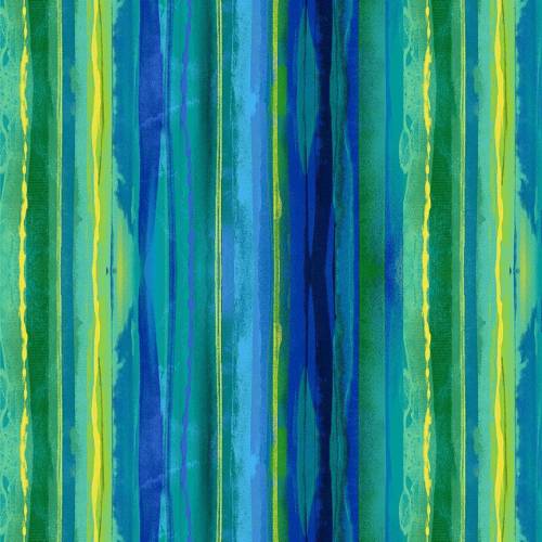 Provence Aquarelle Stripes - Green