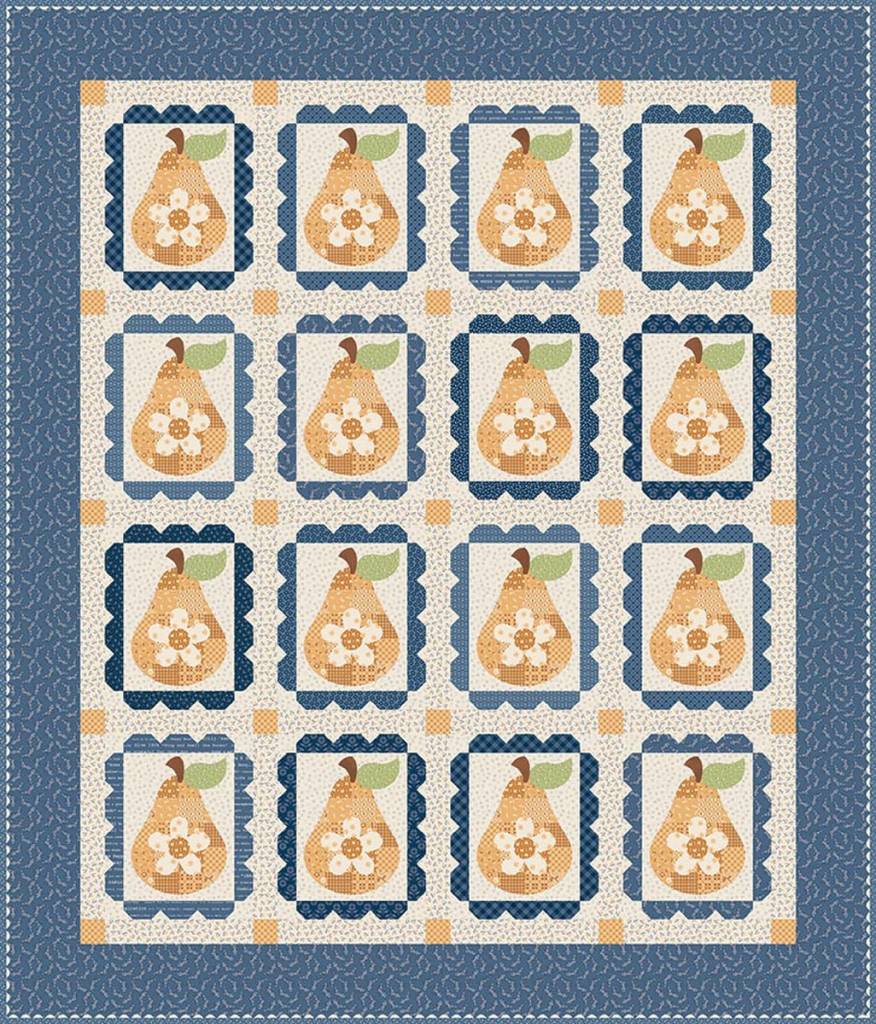 Sweet Golden Pears Quilt Kit