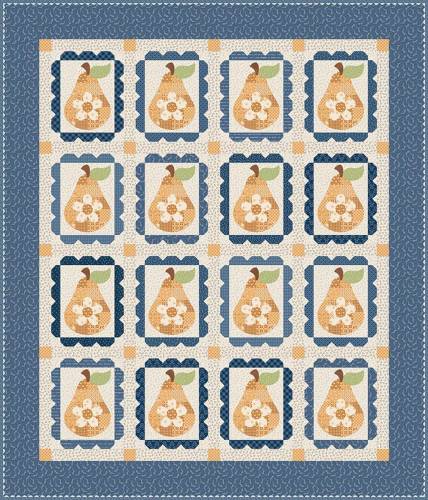 Sweet Golden Pears Quilt Kit