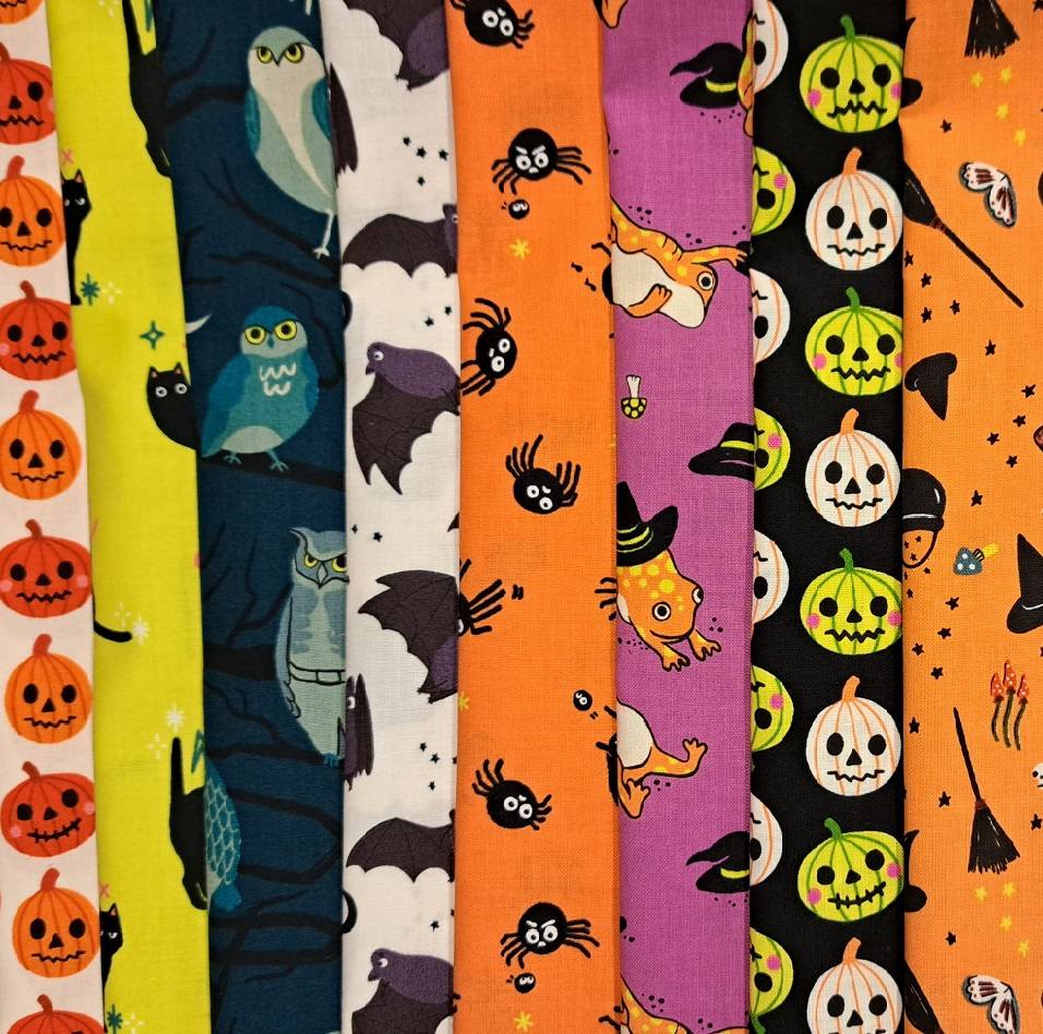 Freaky Familiars Fabric Pack - 8 Fat Quarters
