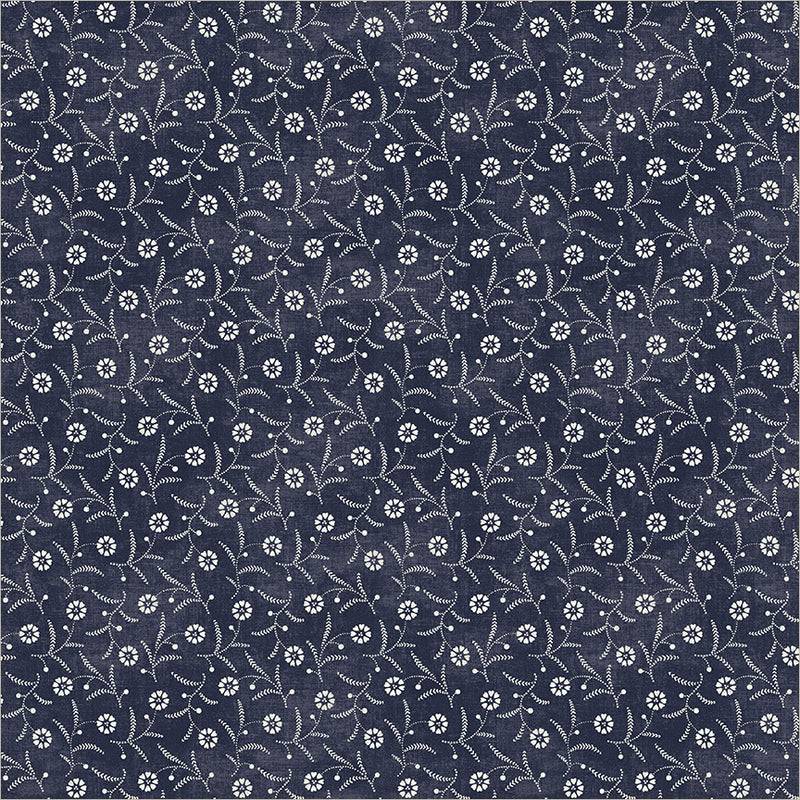 Faded Indigo Daisy Toss - Dark Indigo