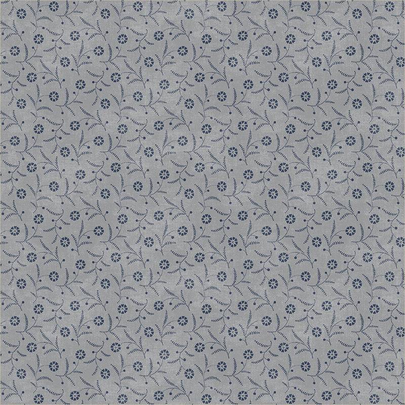 Faded Indigo Daisy Toss - Sanded
