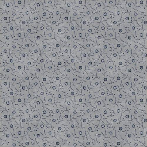 Faded Indigo Daisy Toss - Sanded