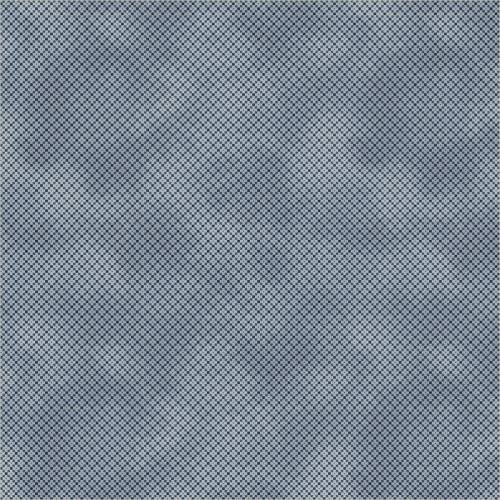 Faded Indigo Tiny Patchwork - Tinted