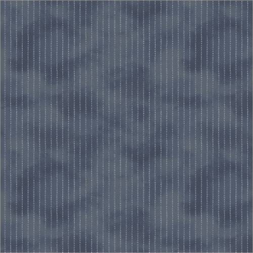 Faded Indigo Ticking Stripe - Dark Rinse
