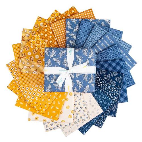 Denim & Daisy Fabric Pack - 21 Fat Quarters