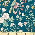 Everlasting Wildflower Field - Teal image 2