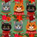 Christmas Pets Christmas Cats - Sage image 2